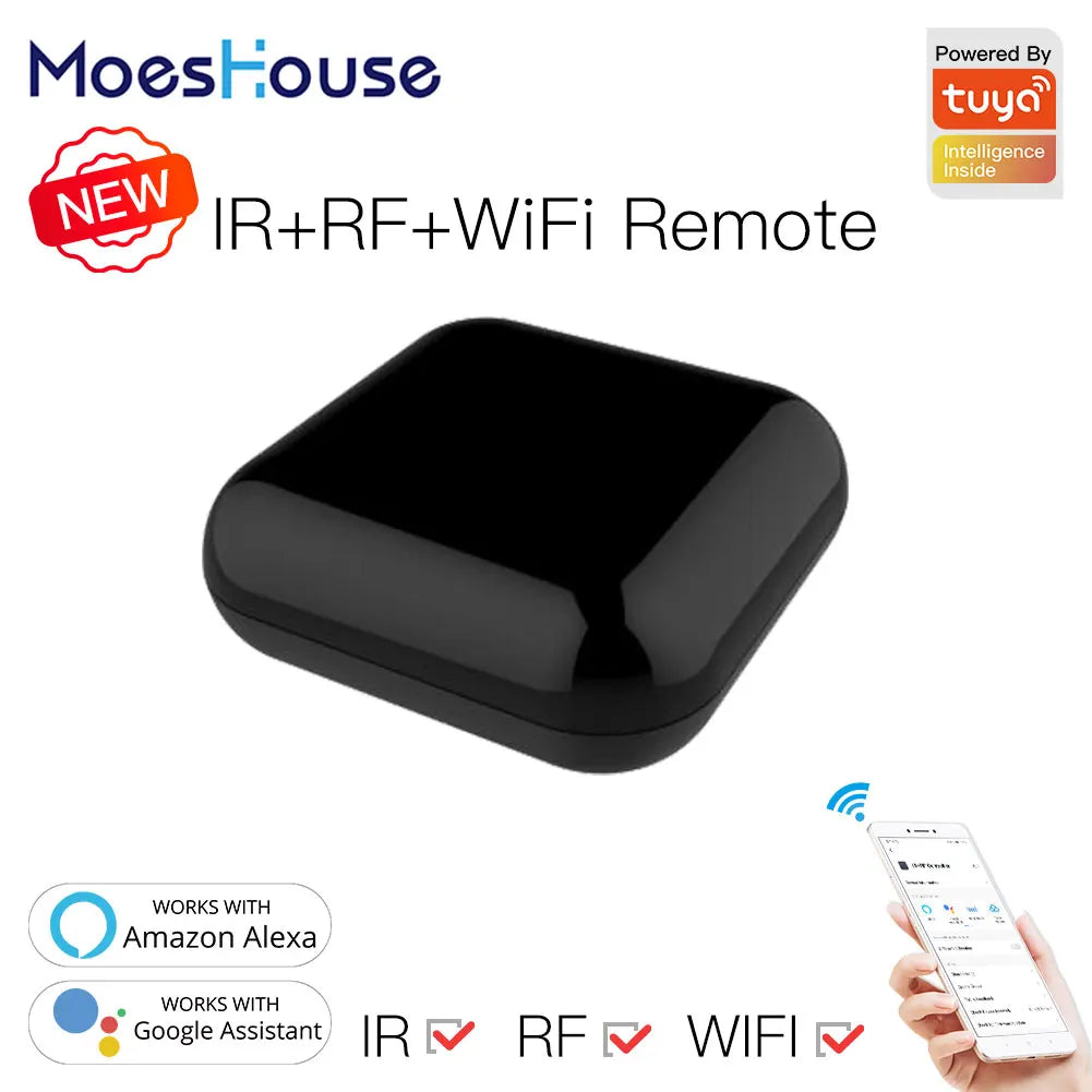 ENGIES WiFi RF IR Universal Remote Controller RF Appliances Appliances Tuya Smart Life App Voice Control via Alexa Google Home NEW