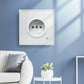 ENGIES ZigBee Smart Wall Socket Glass Panel Outlet Power Monitor tuya Wireless Control Mesh Timer Alexa Google Home voice UK EU FR