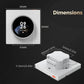 ENGIES Tuya WiFi Smart Knob Central Control Screen Touch Rotate 3 Relays 4 Buttons Programmable Scene Switch RTOS New System