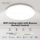 ENGIES Tuya WiFi Ceiling Light Smart Lamp Bluetooth With Beacon Remote Control Work With Alexa and Google Home