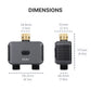 ENGIES Bluetooth Value Smart Garden Sprinkler Water Timer by 2 Way Rain Delay Filter Programmable Automatic Irrigation Controller