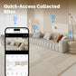 ENGIES Tuya Wi-Fi 6 Smart Indoor 4MP HD Security Pan/Tilt Camera Motion Tracking & Sound Detection Infrared Night Vision Monitor