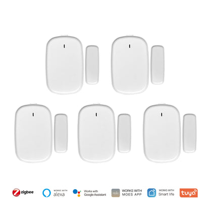 ENGIES Tuya ZigBee Smart Window Door Gate Sensor Detector Smart Home Security Alarm System Smart Life Tuya App Remote Control