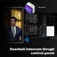 ENGIES Tuya Wifi Smart 5-inch Touch Screen US Center Control Panel Voice Control Alexa And ZigBee Gateway Built-in Scene Control
