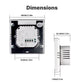 ENGIES Tuya WiFi Smart Thermostat Programmable Temperature Controller Water Boiler Electric Heating Work With Alexa Google Home