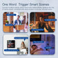 ENGIES Wifi Touch Center Control Panel，Tuya Screen， Bulid in Alexa Voice Control & ZigBee Gateway For Smart Scenes 4 Inches
