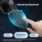 ENGIES Tuya Bluetooth Smart Fingerprint Door Handle Lock Electronic Password APP Remote Unlock Hotel Apartment Office Rental House