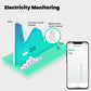 ENGIES WiFi Tuya Smart Circuit Breaker 40A Alarm Threshold Set Electricity Monitor V0 Fireproof Retardant APP Control With Alexa