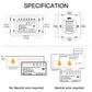 ENGIES WiFi Smart Light Touch Switch No Neutral Wire Required Life Tuya APP control Alexa Google Home Compatible 1/2/3 Gang EU US