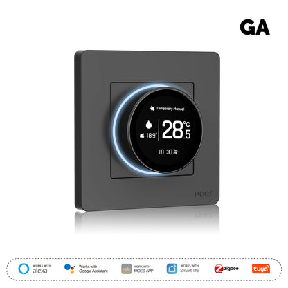 ENGIES Tuya ZigBee Smart Knob Thermostat Star Ring Series Temperature Controller Water Boiler Electric Heating With Alexa Google