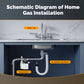 ENGIES Tuya ZigBee Smart battery Water Gas Valve Controller Automatic Low Power Consumption Voice Control with Alexa Google Home