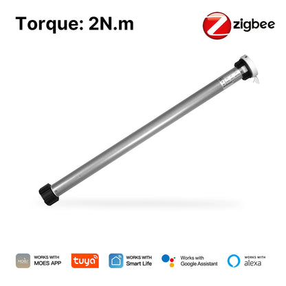 ENGIES Tuya Smart Zigbee Roller Blinds Motor Shade for 38mm Tube Automatic work with Alexa Google Home Smart Life Remote Control