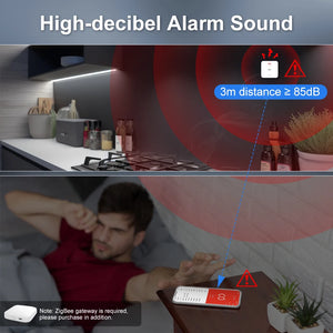 ENGIES Tuya ZigBee CO Detector Alarm Gas Leak Carbon Monoxide Detector Wireless Household Gas Siren Alarm Sensor Smart Safety Home