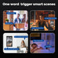 ENGIES Tuya Wifi Smart 5-inch Touch Screen US Center Control Panel Voice Control Alexa And ZigBee Gateway Built-in Scene Control