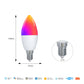 ENGIES Tuya Matter WiFi Smart Bulb Dimmable Led Light 16 Million RGB Colors  E14 Candle Lamp Voice Control Alexa Google Home