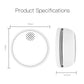 ENGIES ZigBee Smart Wireless Smoke Detector Fire 85dB Sound Alarm Siren Sensor Smart Safety Protection Home Kitchen Fire App Alert