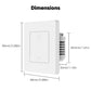 ENGIES ZigBee Heater AC Switch Tuya 20A High Load Electricity Monitor Double Pole App Remote Control Work With Alexa Google Home
