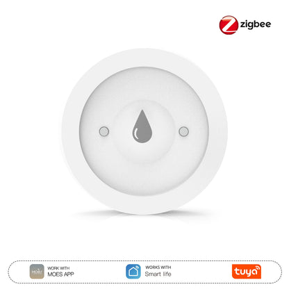 ENGIES Tuya ZigBee Water Leakage Detector Smart Water Flood Alarm Immersion Sensor IP66 Work With Smart Life App Remote Monitoring