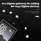 ENGIES Tuya Wifi Smart 5-inch Touch Screen US Center Control Panel Voice Control Alexa And ZigBee Gateway Built-in Scene Control