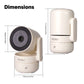 ENGIES Tuya Wi-Fi 6 Smart Indoor 4MP HD Security Pan/Tilt Camera Motion Tracking & Sound Detection Infrared Night Vision Monitor