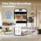 ENGIES Tuya Wi-Fi 6 Smart Indoor 4MP HD Security Pan/Tilt Camera Motion Tracking & Sound Detection Infrared Night Vision Monitor