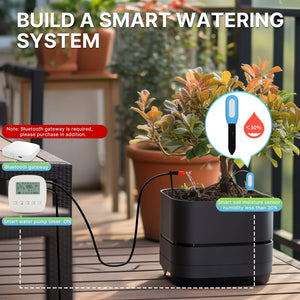 ENGIES Smart Bluetooth Soil Tester Temperature Meter Moisture Humidity Sensor Plant Monitor Detector Garden Automation Irrigation