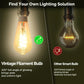 ENGIES Tuya WiFi Smart ST64 Edison LED Light Bulbs 16 Million RGB Color Changing 2700K-6500K Dimmable Work with Alexa/Google Home