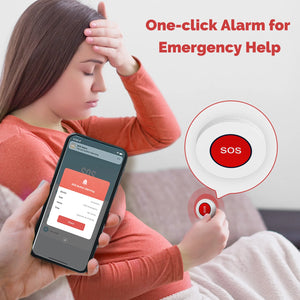 ENGIES ZigBee SOS Alarm Button Tuya One Click For Emergency Help Children Elderly Patient Hospital Home Safety APP Notification
