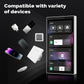 ENGIES Tuya Wifi Smart 5-inch Touch Screen US Center Control Panel Voice Control Alexa And ZigBee Gateway Built-in Scene Control