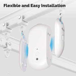 ENGIES Tuya ZigBee Smart Electric Curtain Robot Timing Auto Opener Closer Light Sensor App Remote Control Support Alexa GoogleHome