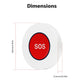 ENGIES ZigBee SOS Alarm Button Tuya One Click For Emergency Help Children Elderly Patient Hospital Home Safety APP Notification