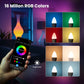 ENGIES Tuya Matter WiFi Smart Bulb Dimmable Led Light 16 Million RGB Colors  E14 Candle Lamp Voice Control Alexa Google Home