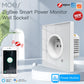 ENGIES ZigBee Smart Wall Socket Glass Panel Outlet Power Monitor tuya Wireless Control Mesh Timer Alexa Google Home voice UK EU FR