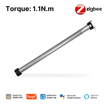 ENGIES Tuya Smart Zigbee Roller Blinds Motor Shade for 38mm Tube Automatic work with Alexa Google Home Smart Life Remote Control