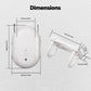 ENGIES Tuya ZigBee Smart Electric Curtain Robot Timing Auto Opener Closer Light Sensor App Remote Control Support Alexa GoogleHome