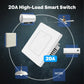ENGIES ZigBee Heater AC Switch Tuya 20A High Load Electricity Monitor Double Pole App Remote Control Work With Alexa Google Home